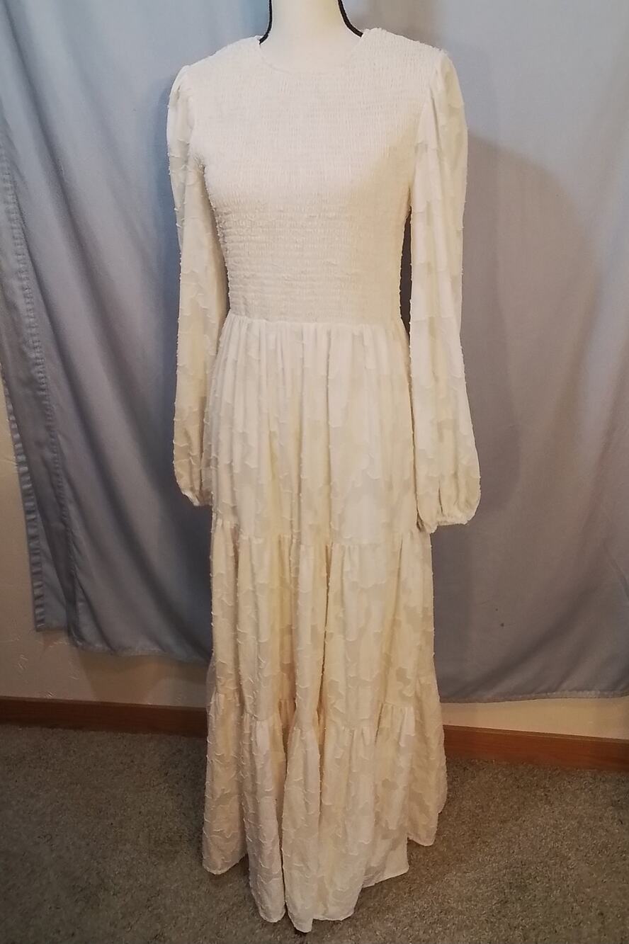 Beige party dress  by Ina
